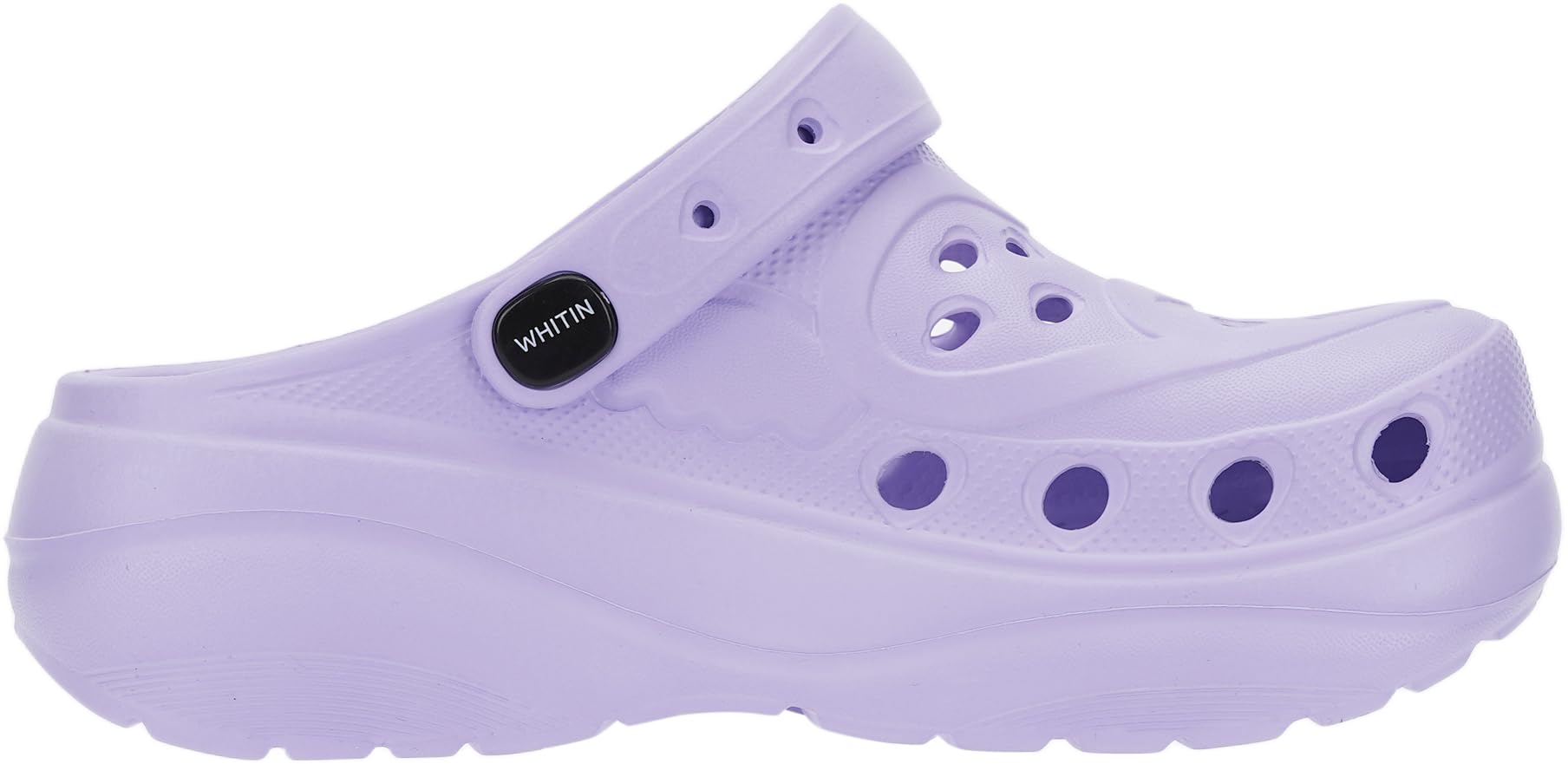 WHITIN Clogs for Women Thick Sole Cushioned Garden Shoes Y70 | Easy Slip On, Breathable Upper, Washable, Quick Dry, Ideal for Home, Yard Work and Outdoor Activities