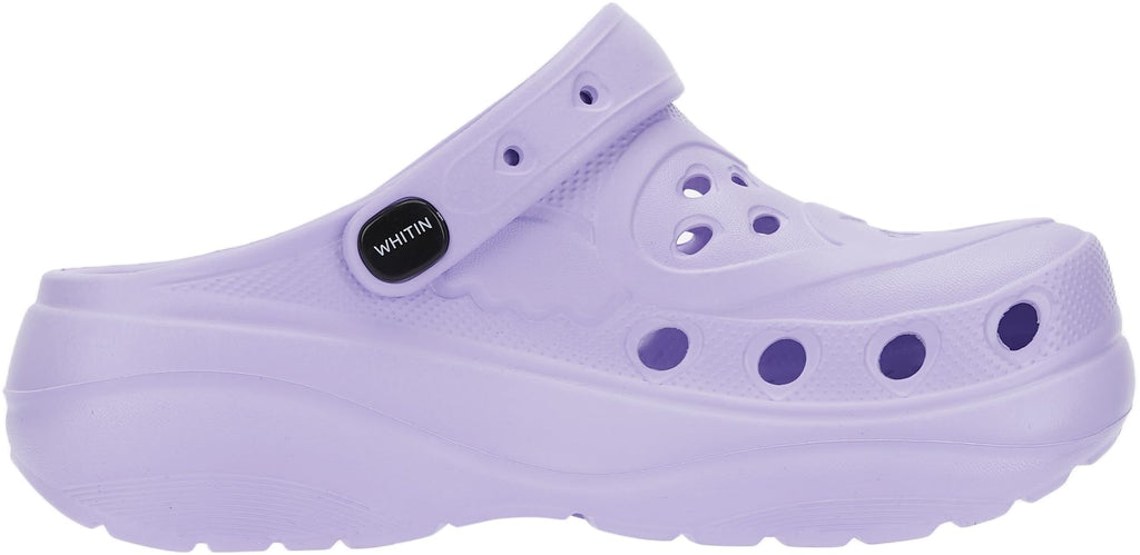 WHITIN Clogs for Women Thick Sole Cushioned Garden Shoes Y70 | Easy Slip On, Breathable Upper, Washable, Quick Dry, Ideal for Home, Yard Work and Outdoor Activities