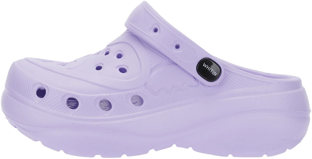 WHITIN Clogs for Women Thick Sole Cushioned Garden Shoes Y70 | Easy Slip On, Breathable Upper, Washable, Quick Dry, Ideal for Home, Yard Work and Outdoor Activities