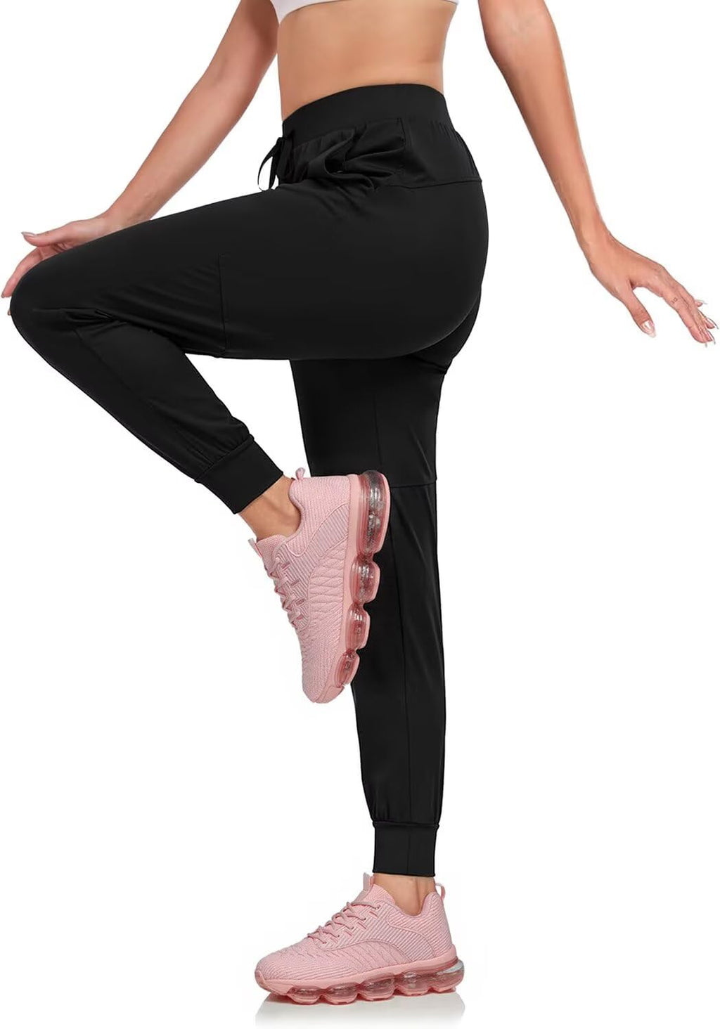 Luogoks Womens Walking Running Shoes Air Cushion Basketball Sneakers Fashion Tennis Breathable Sport Gym Fitness Cross Trainers Shoes