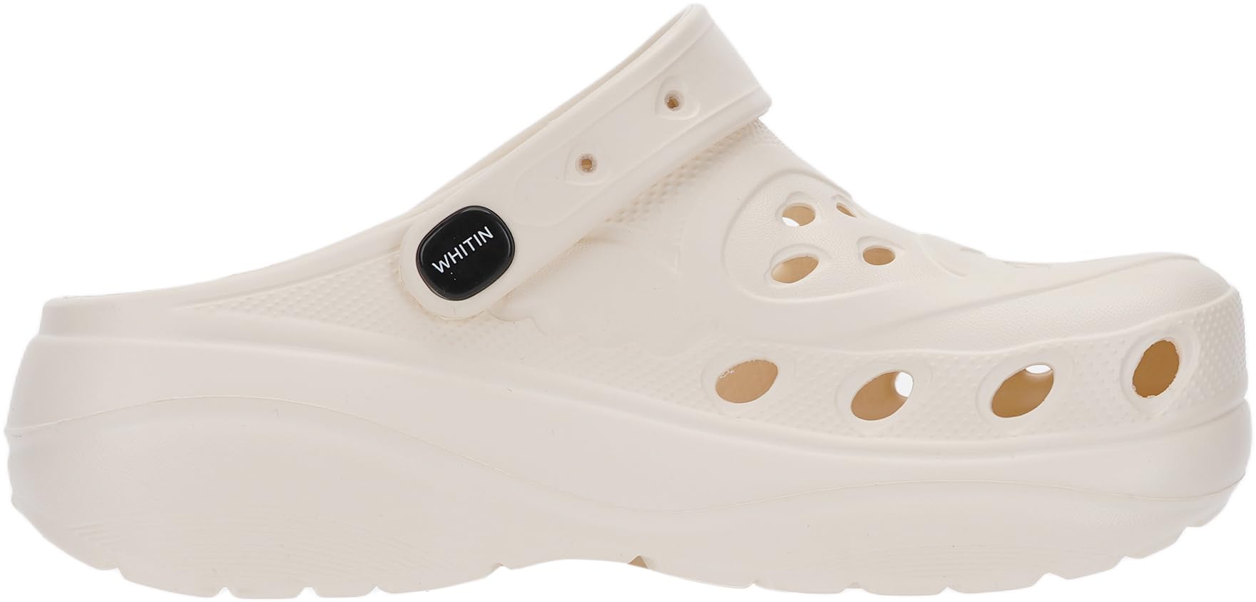 WHITIN Clogs for Women Thick Sole Cushioned Garden Shoes Y70 | Easy Slip On, Breathable Upper, Washable, Quick Dry, Ideal for Home, Yard Work and Outdoor Activities