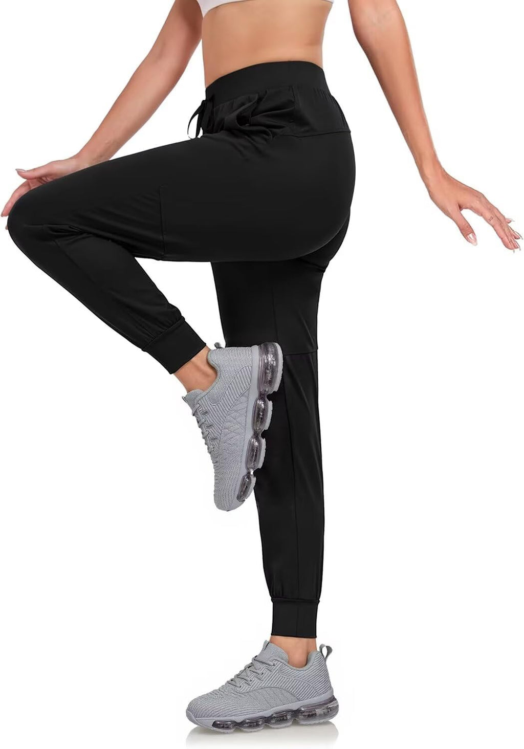 Luogoks Womens Walking Running Shoes Air Cushion Basketball Sneakers Fashion Tennis Breathable Sport Gym Fitness Cross Trainers Shoes