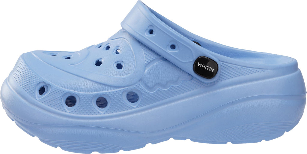 WHITIN Clogs for Women Thick Sole Cushioned Garden Shoes Y70 | Easy Slip On, Breathable Upper, Washable, Quick Dry, Ideal for Home, Yard Work and Outdoor Activities
