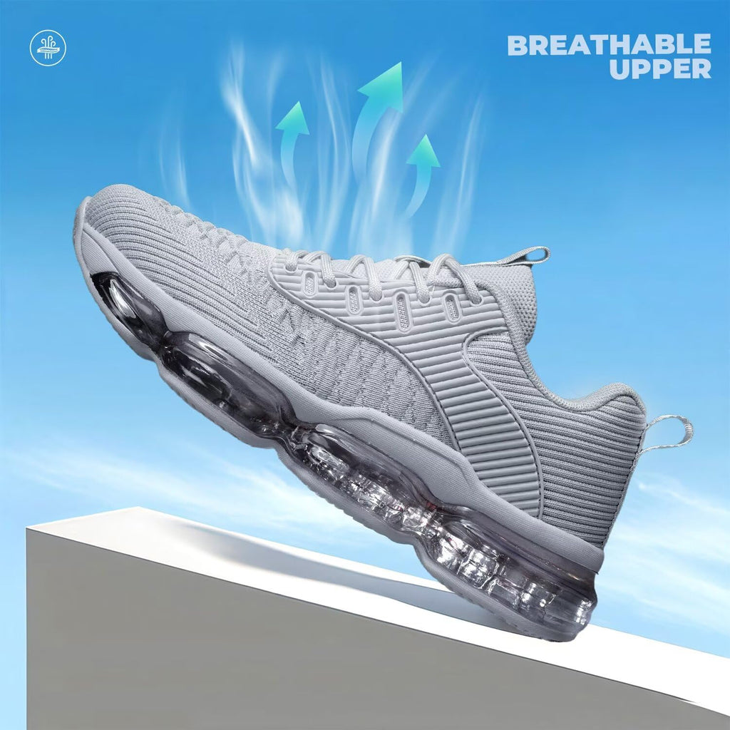 Luogoks Womens Walking Running Shoes Air Cushion Basketball Sneakers Fashion Tennis Breathable Sport Gym Fitness Cross Trainers Shoes