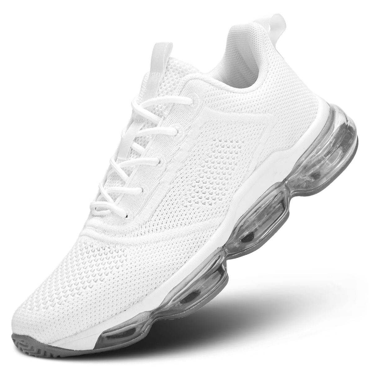 Luogoks Womens Walking Running Shoes Air Cushion Basketball Sneakers Fashion Tennis Breathable Sport Gym Fitness Cross Trainers Shoes
