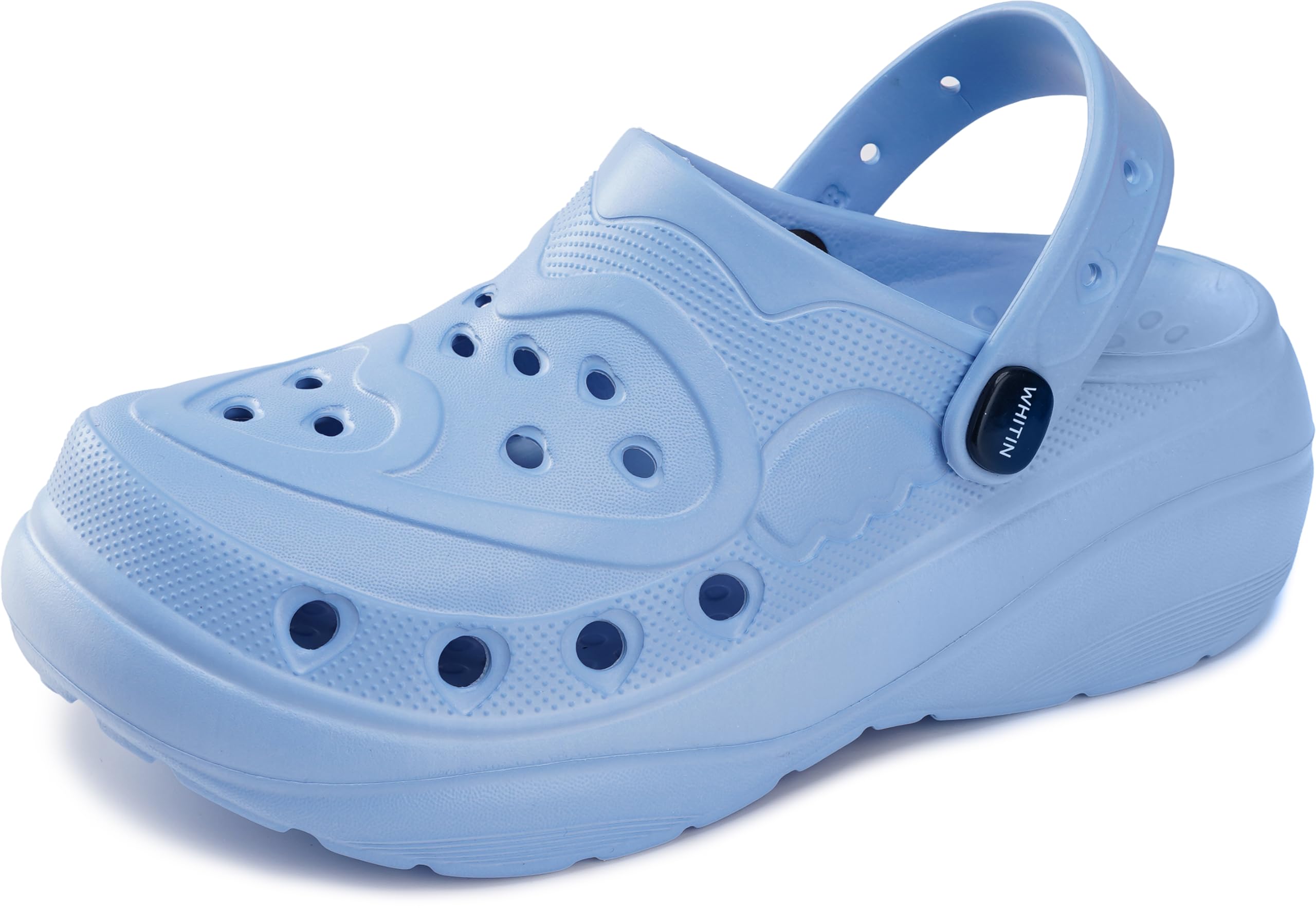WHITIN Clogs for Women Thick Sole Cushioned Garden Shoes Y70 | Easy Slip On, Breathable Upper, Washable, Quick Dry, Ideal for Home, Yard Work and Outdoor Activities