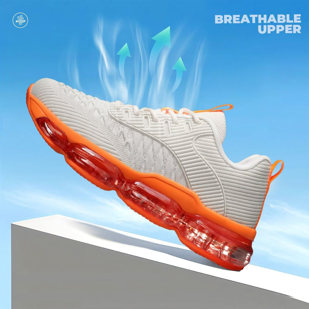 Luogoks Womens Walking Running Shoes Air Cushion Basketball Sneakers Fashion Tennis Breathable Sport Gym Fitness Cross Trainers Shoes