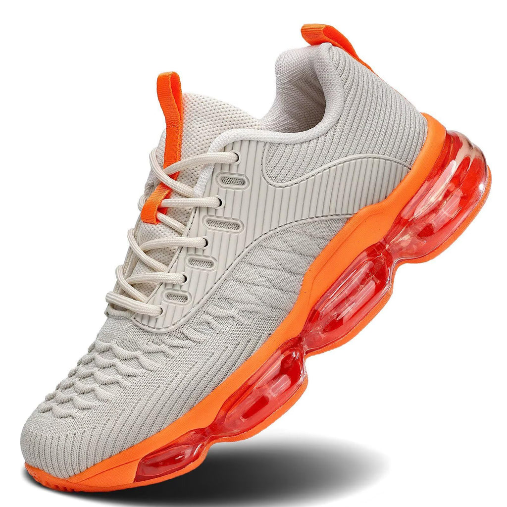 Luogoks Womens Walking Running Shoes Air Cushion Basketball Sneakers Fashion Tennis Breathable Sport Gym Fitness Cross Trainers Shoes