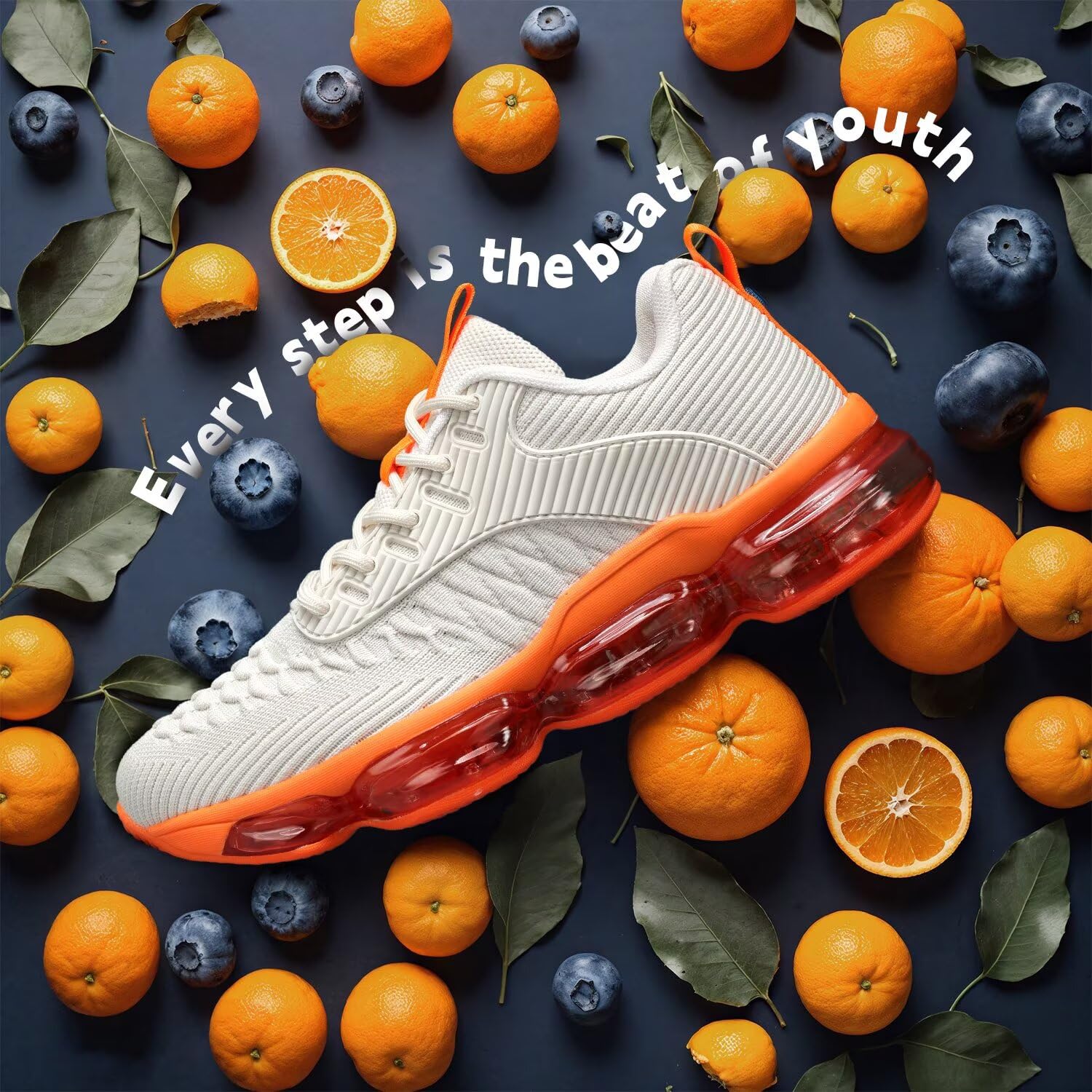 Luogoks Womens Walking Running Shoes Air Cushion Basketball Sneakers Fashion Tennis Breathable Sport Gym Fitness Cross Trainers Shoes