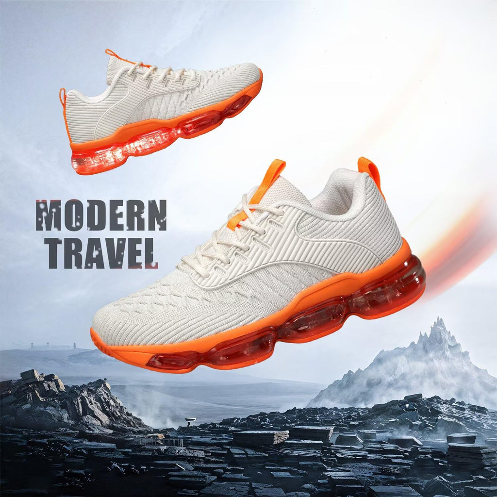 Luogoks Womens Walking Running Shoes Air Cushion Basketball Sneakers Fashion Tennis Breathable Sport Gym Fitness Cross Trainers Shoes